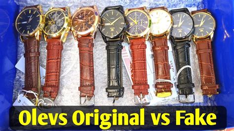 olevs watch original vs fake|olevs watches review.